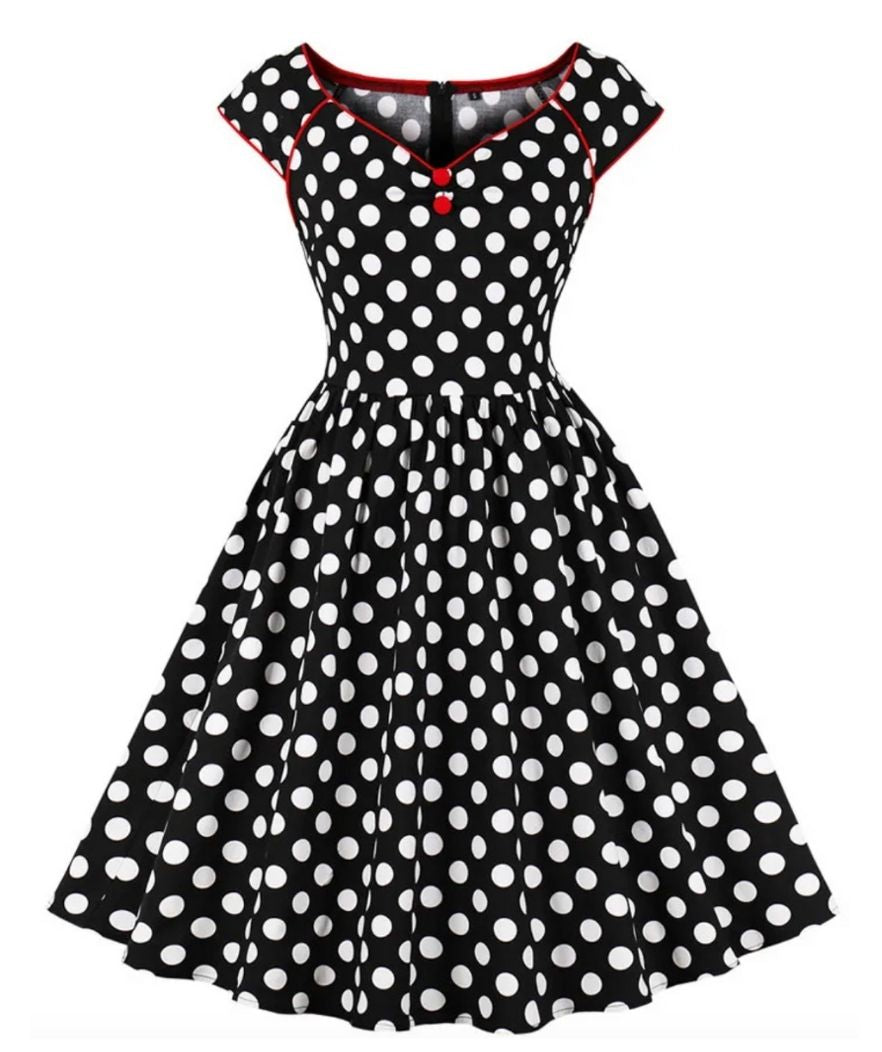 Pin Up Robe Vintage Grande Taille Robe Pin Up Rockabilly Robe Pin