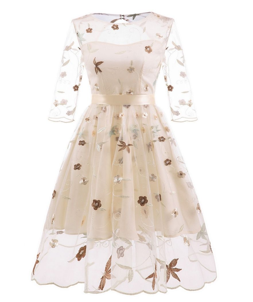 Robe R?�tro Ann?�e 50 Mariage | Madame Vintage