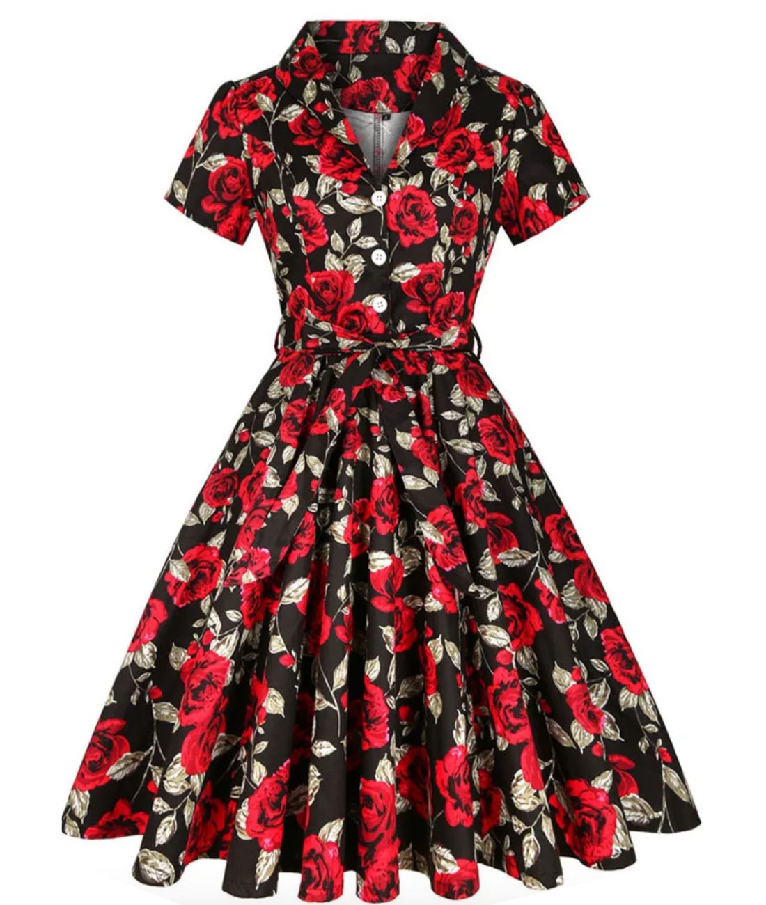 Robe Rockabilly ?� Fleur | Madame-Vintage