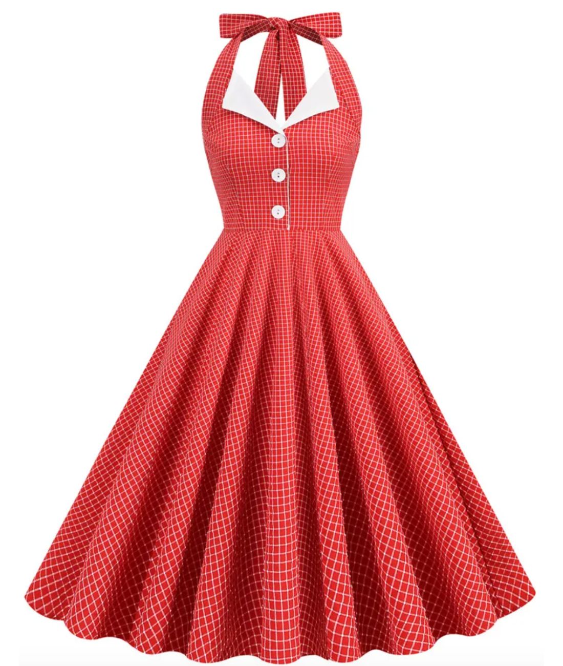 Robe rouge année 50 hot sale