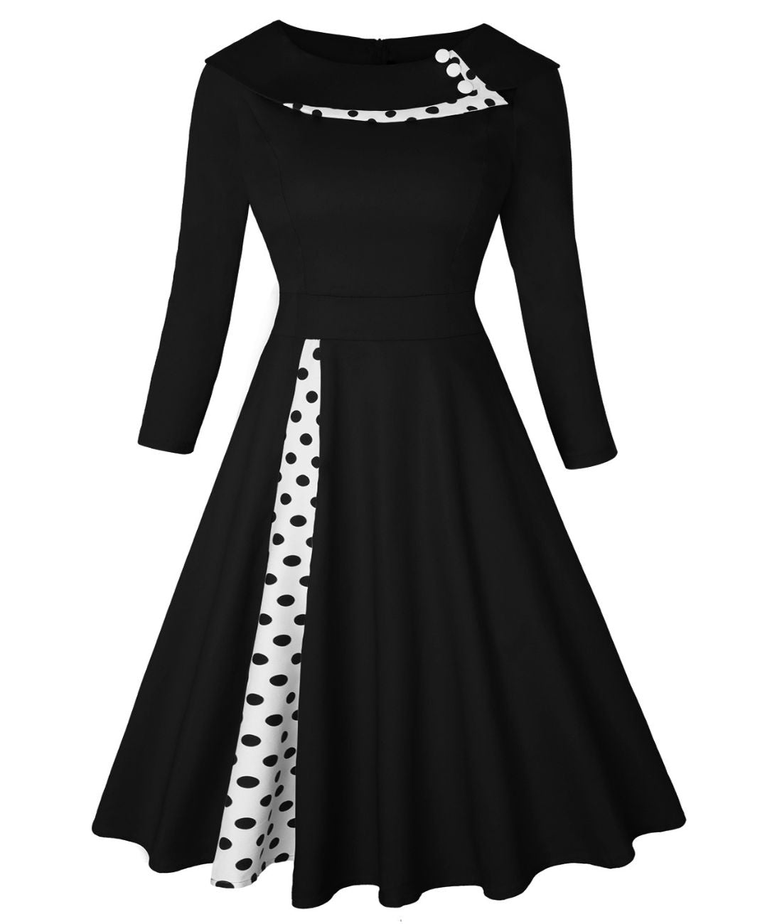 Robe à Pois Année 40 - Madame Vintage