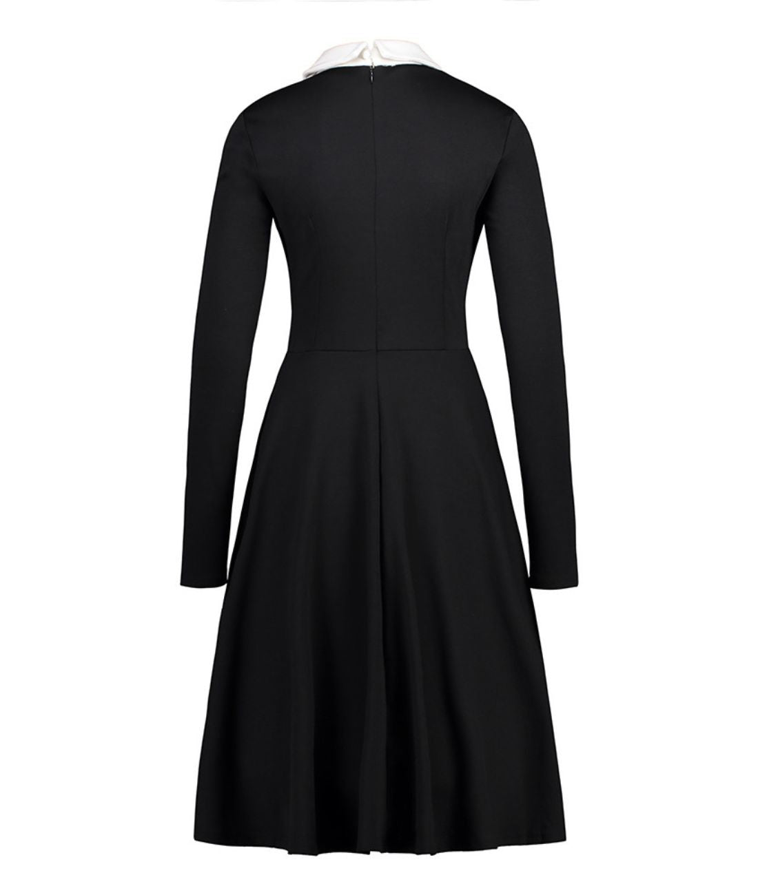 Robe Année 40 Hiver Noir - Madame Vintage