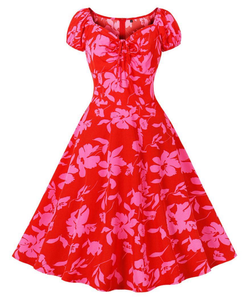 Robe Année 60 Trapèze - Madame Vintage