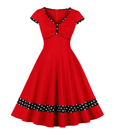 Robe Cocktail Style Année 50 - Madame Vintage