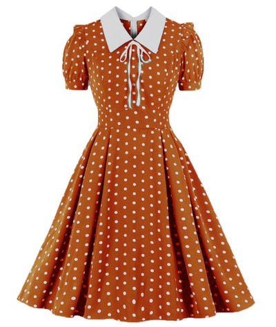 Robe Col Année 40 - Madame Vintage