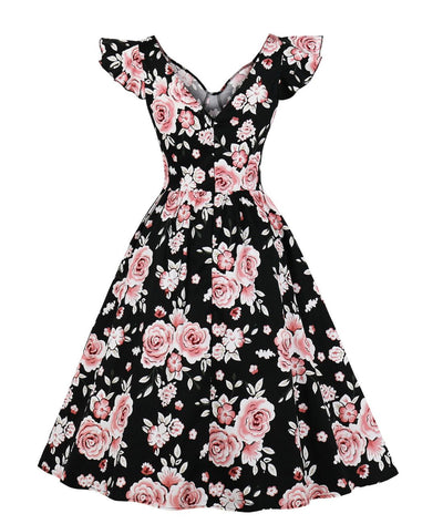 Robe De Cocktail Pin Up - Madame Vintage