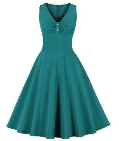 Robe Droite Vintage Année 50 - Madame Vintage