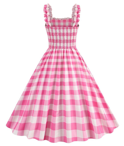 Robe En Vichy Année 60 - Madame Vintage