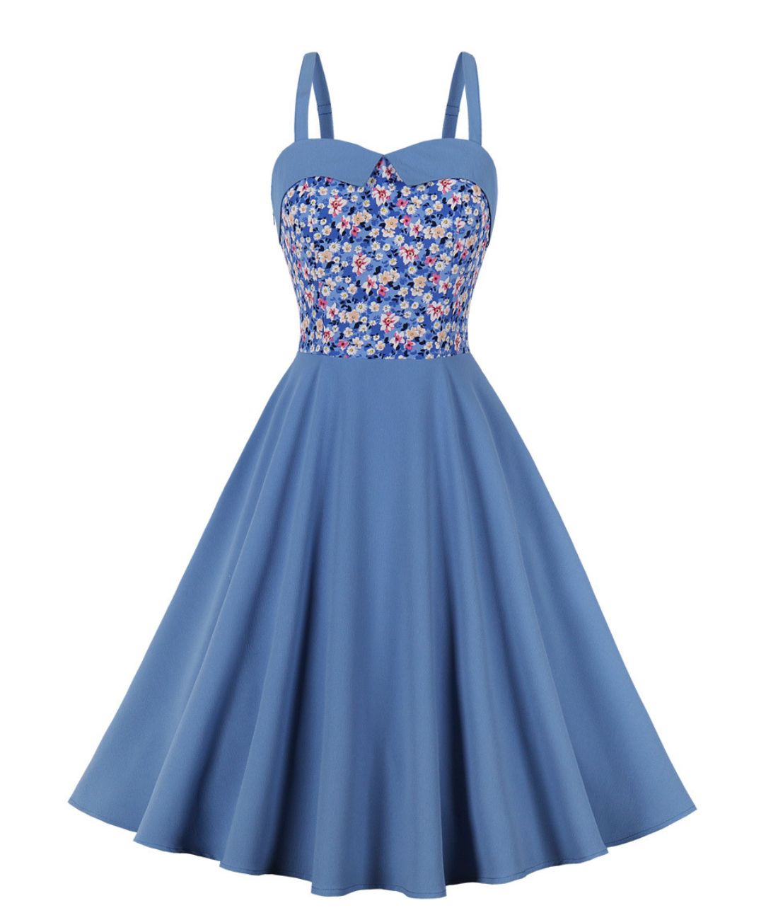 Robe Évasée Style Année 50 - Madame Vintage