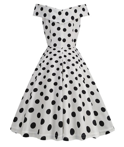 Robe Mariée Rockabilly Blanche - Madame Vintage