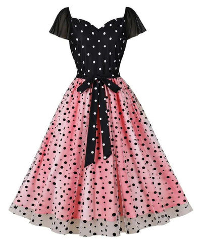 Robe Patineuse Année 50 - Madame Vintage