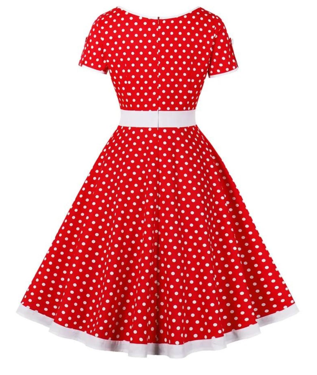 Robe Pin Up Rock Rouge - Madame Vintage