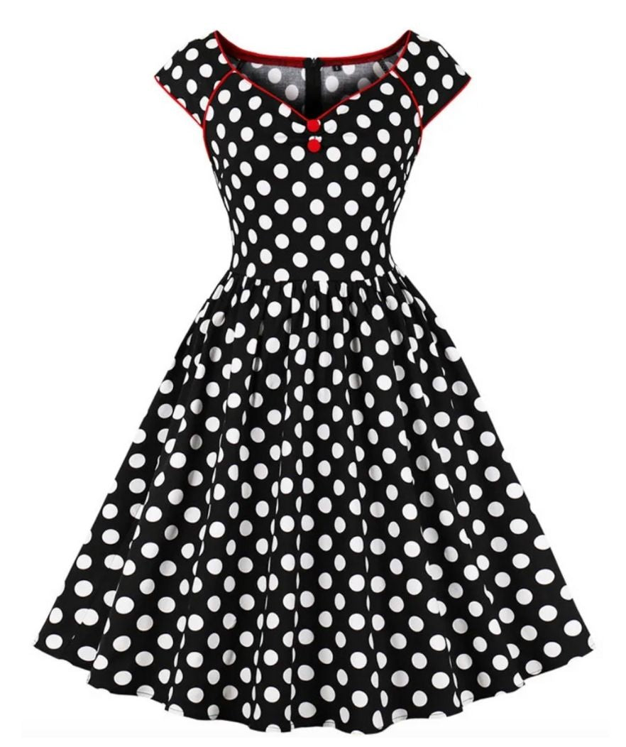 Robe Pin-Up Rockabilly Grande Taille - Madame Vintage