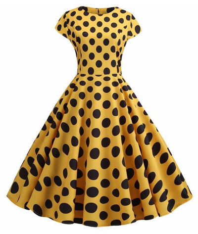 Robe Pois Année 60 - Madame Vintage