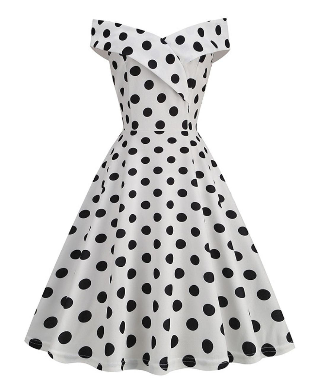Robe Rockabilly à Pois - Madame Vintage
