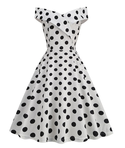 Robe Rockabilly à Pois - Madame Vintage