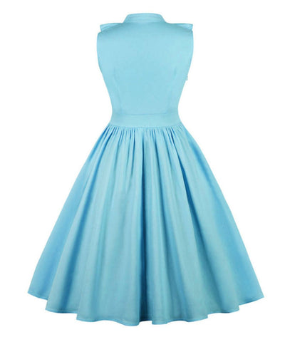 Robe Rockabilly Bleue - Madame Vintage