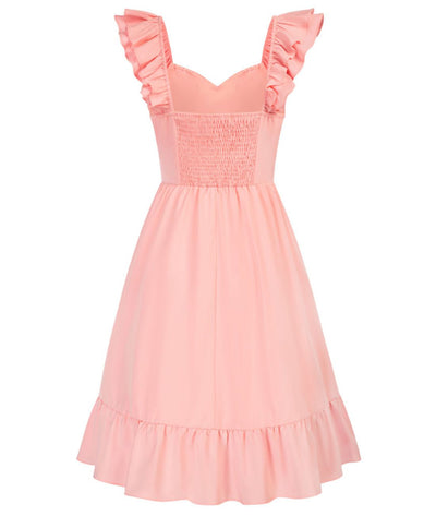 Robe Rockabilly Dos Nu Rose - Madame Vintage