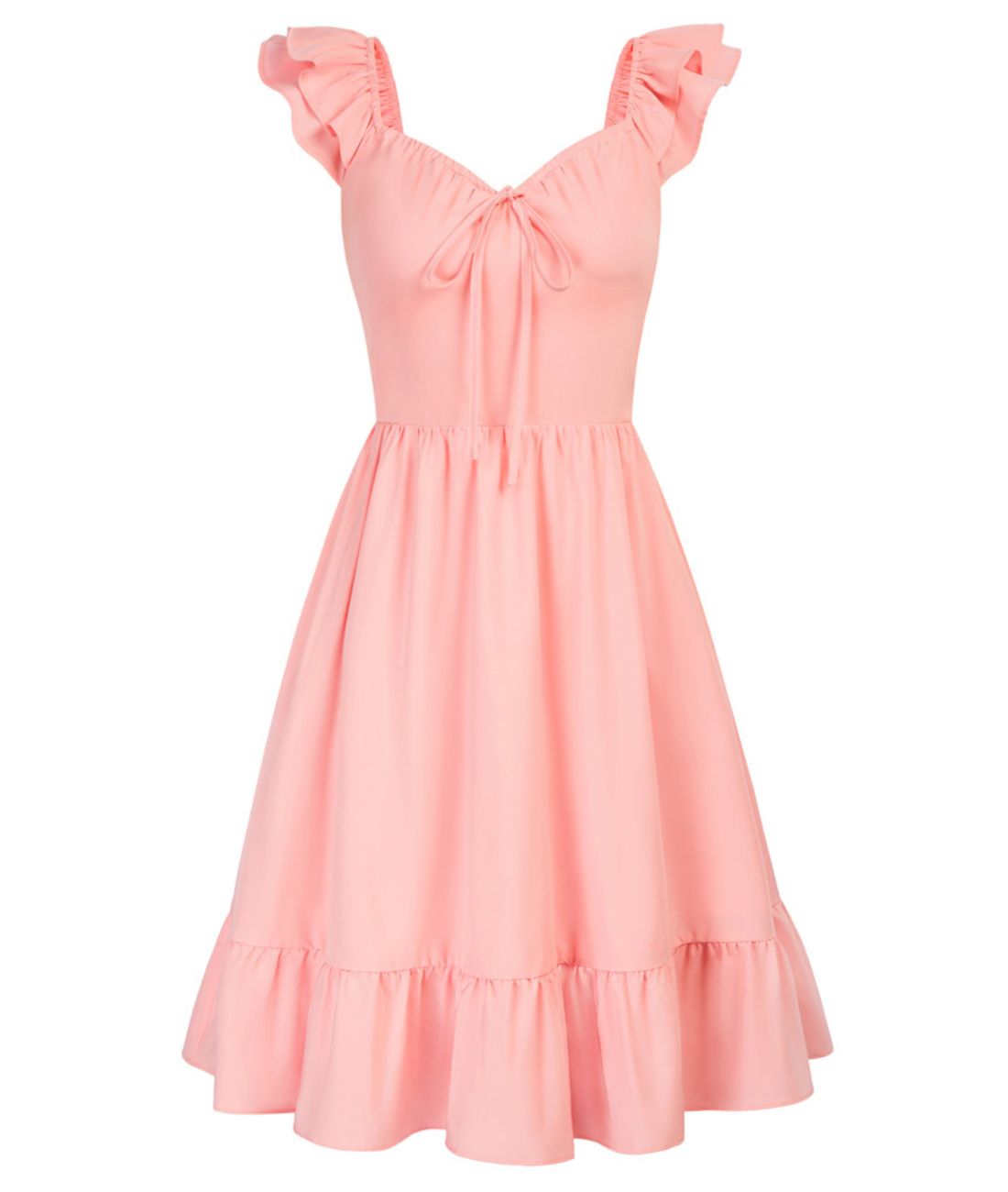 Robe Rockabilly Dos Nu Rose - Madame Vintage