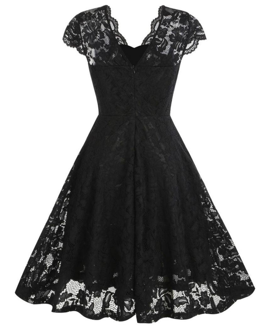 Robe Style pin up Noire - Madame Vintage
