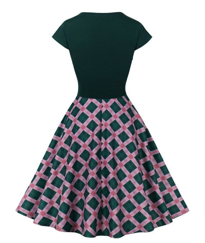 Robe Trapèze Année 50 - Madame Vintage
