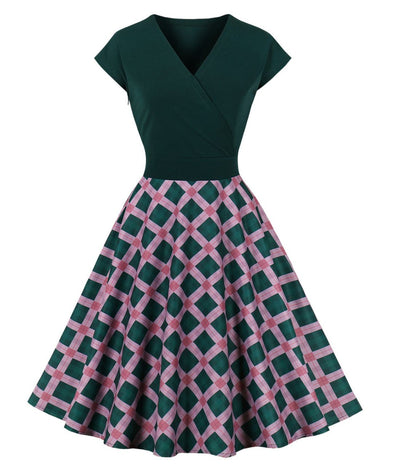 Robe Trapèze Année 50 - Madame Vintage