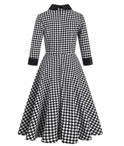 Robe Vintage Années 40 Asymétrique - Madame Vintage