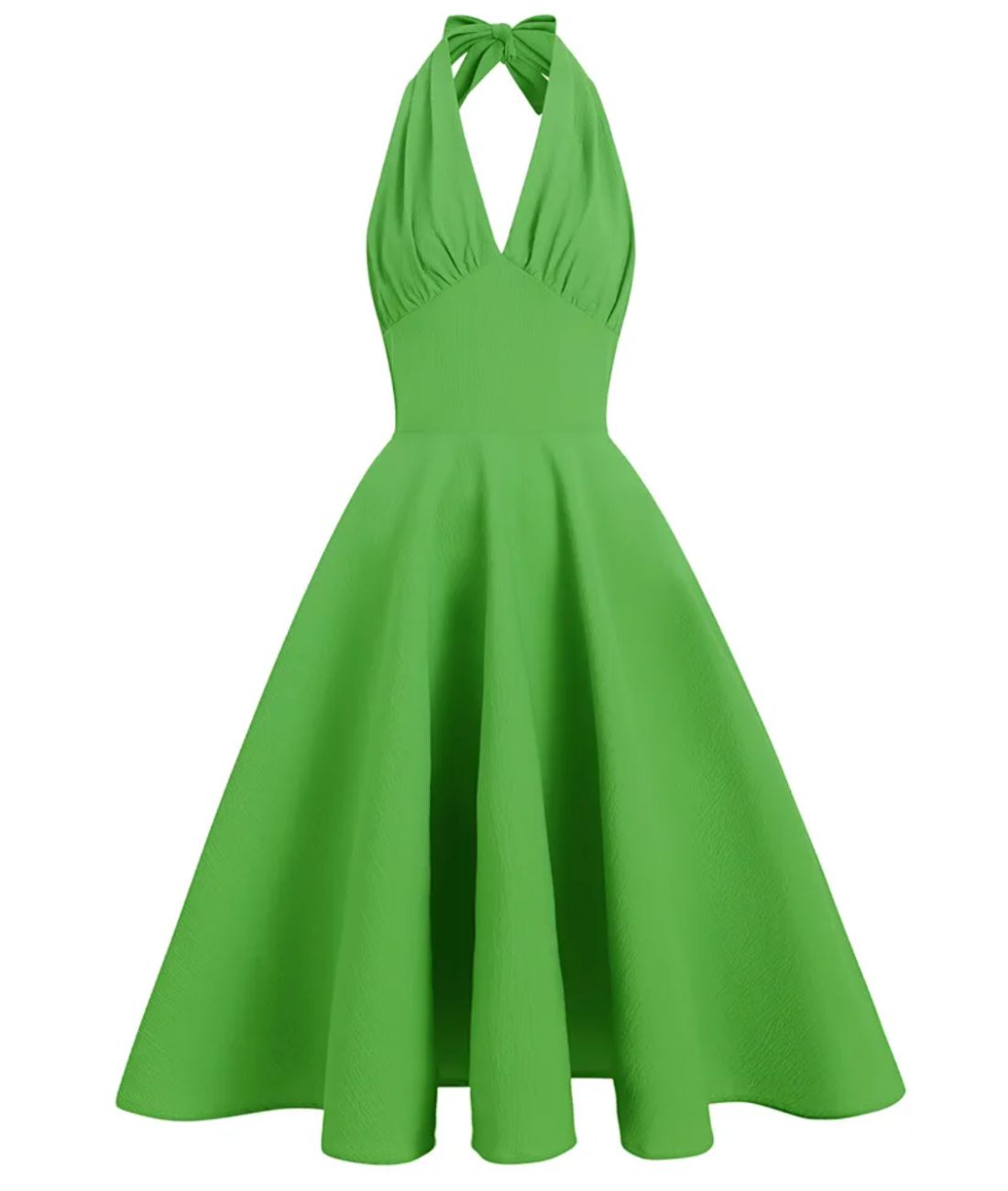 Robe Vintage Verte Année 50 - Madame Vintage