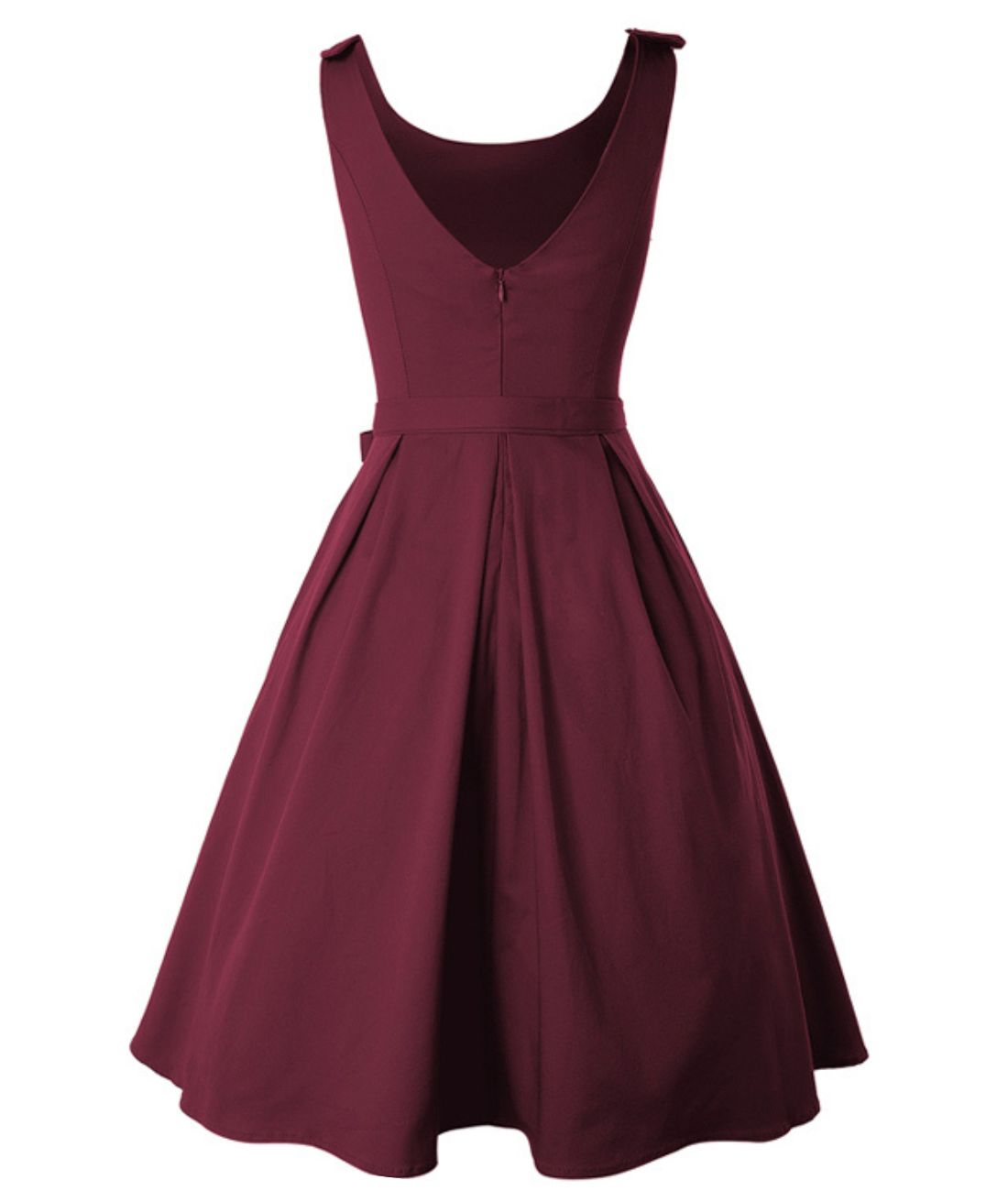 Robes Années 60 Bordeaux - Madame Vintage