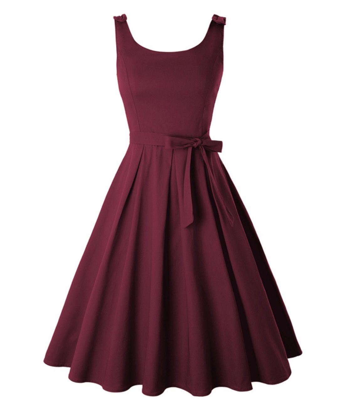 Robes Années 60 Bordeaux - Madame Vintage