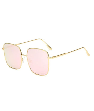 Lunette De Soleil Rectangulaire Vintage - Madame Vintage 