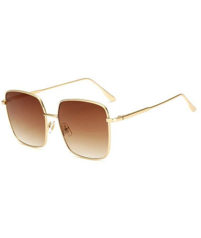 Lunette De Soleil Rectangulaire Vintage - Madame Vintage 