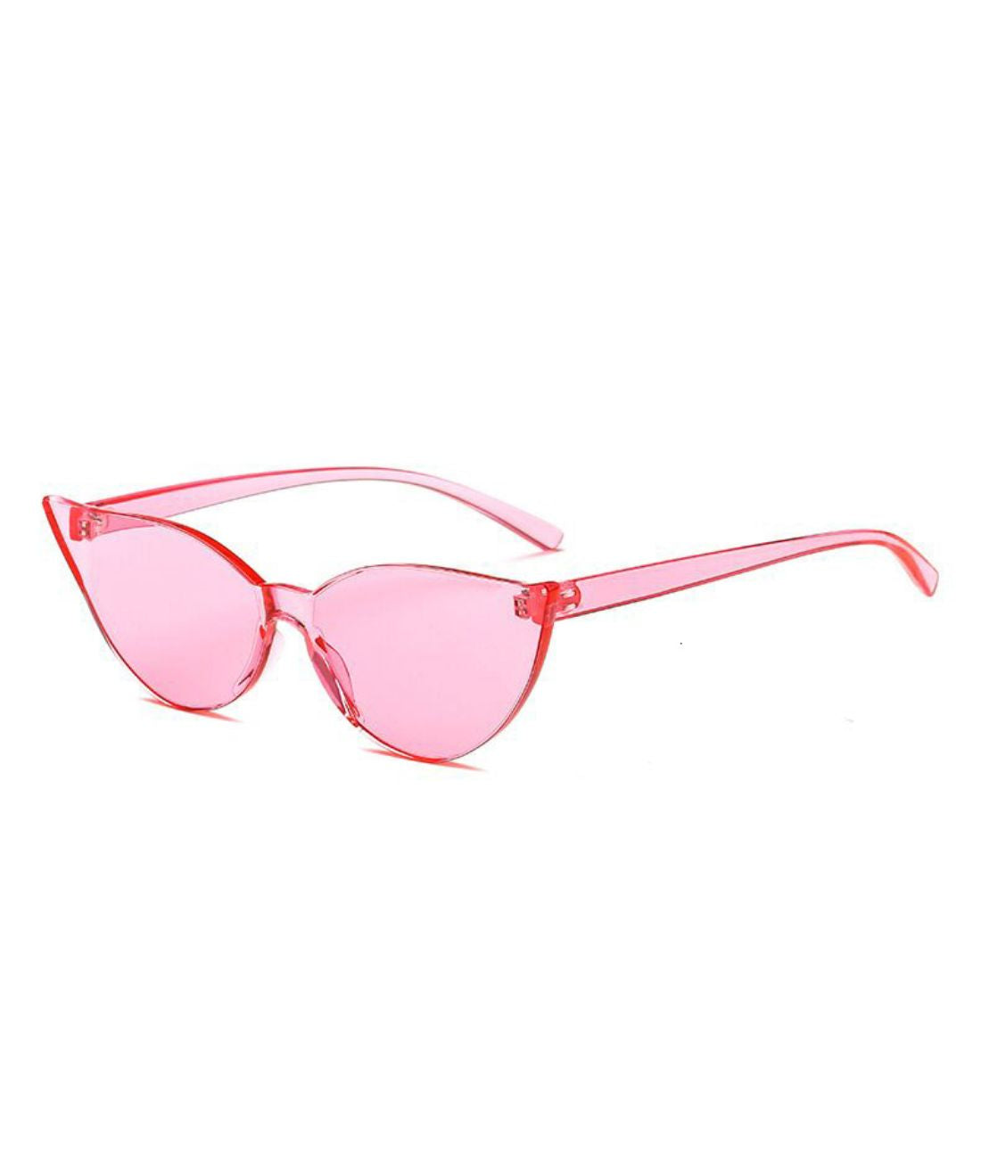 Lunettes De Soleil Vintage Oeil De Chat - Monture Miroir - Sans Marque - Neuf