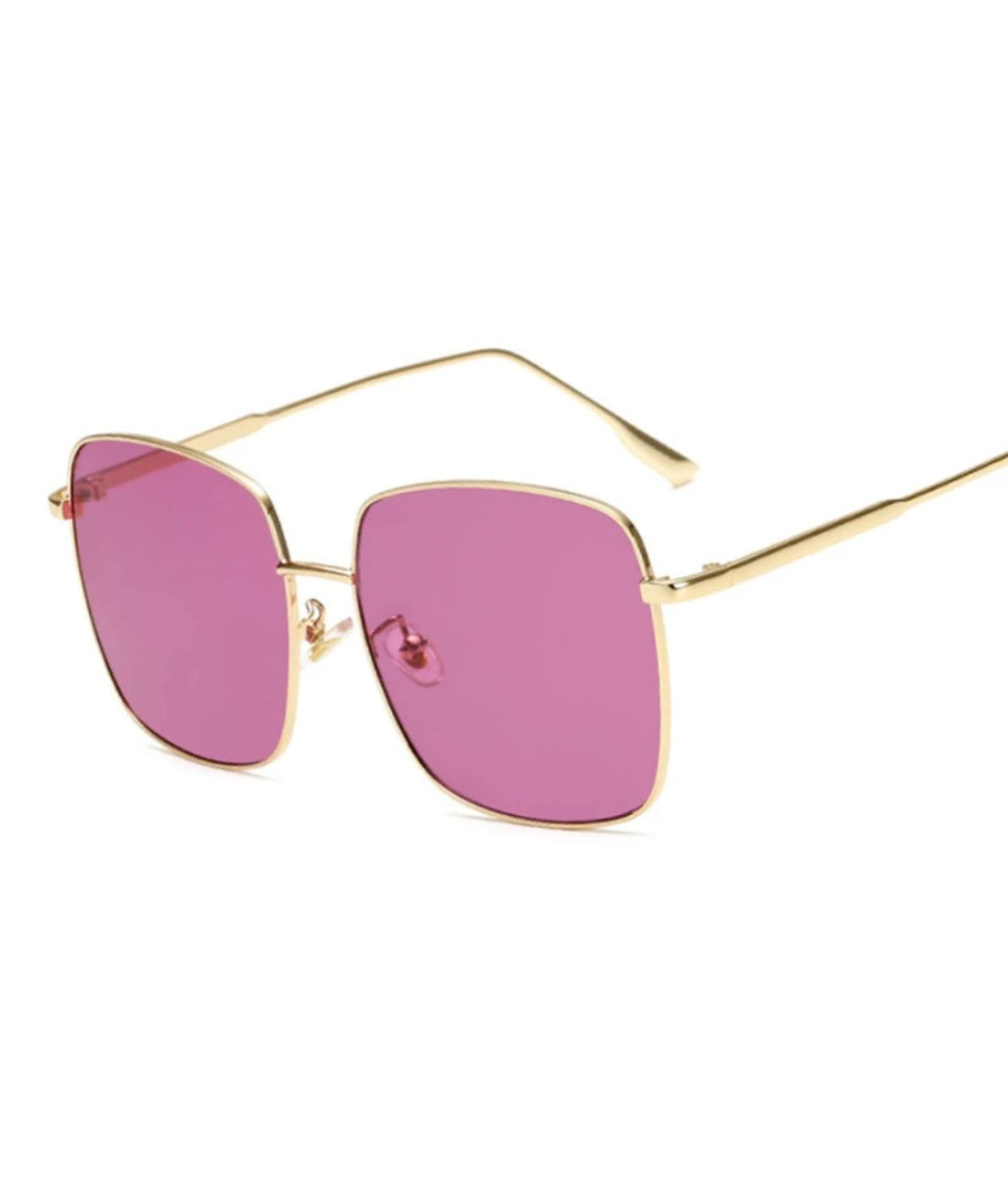 Lot 4 Lunettes De Soleil Rectangulaires Rétro Femmes – Style Vintage Années 90, UV400 Protection Mode
