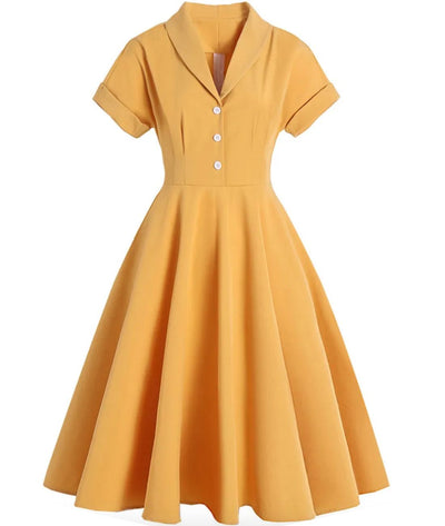 Robe Vintage Femme Année 80, Dos Nu Danse Robe Année 1950 Plissé Swing Robe  Pas Cher