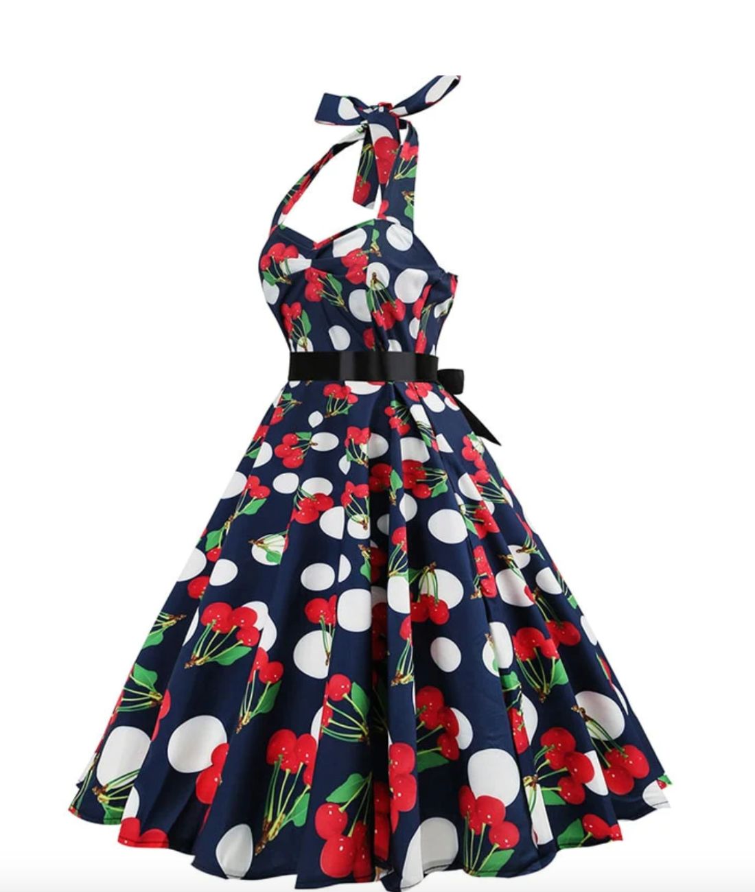 Robe Année 50 Cerise - Madame Vintage