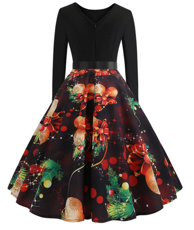 Robe Année 50 De Noël - Madame Vintage