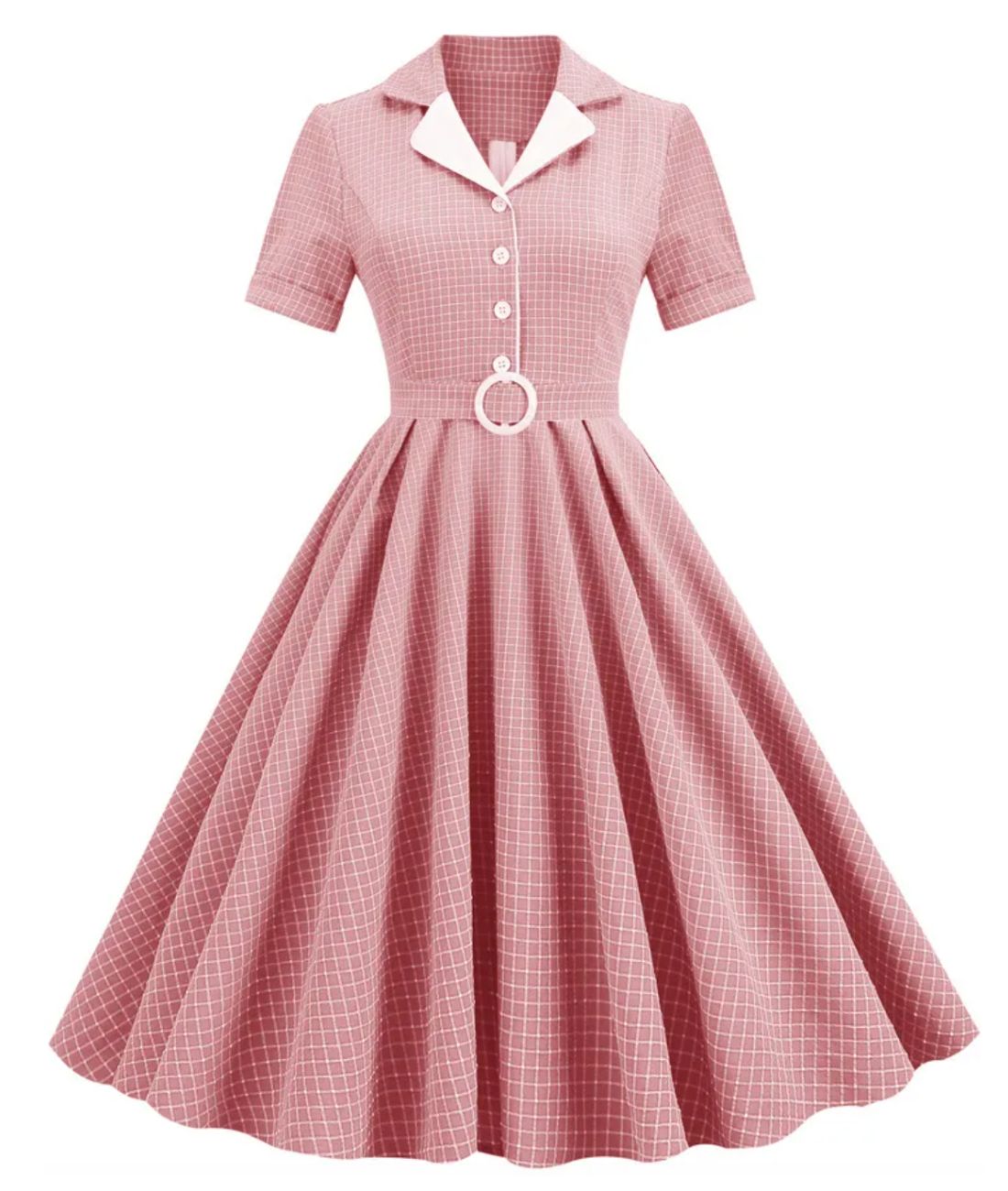 Robe Année 50 Vichy - Madame Vintage