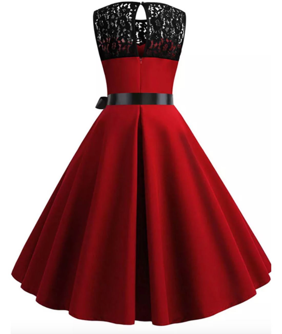 Robe Année 60 Rouge - Madame Vintage