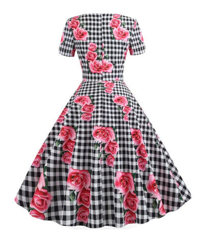 Robe Années 50 Guinguette - Madame Vintage