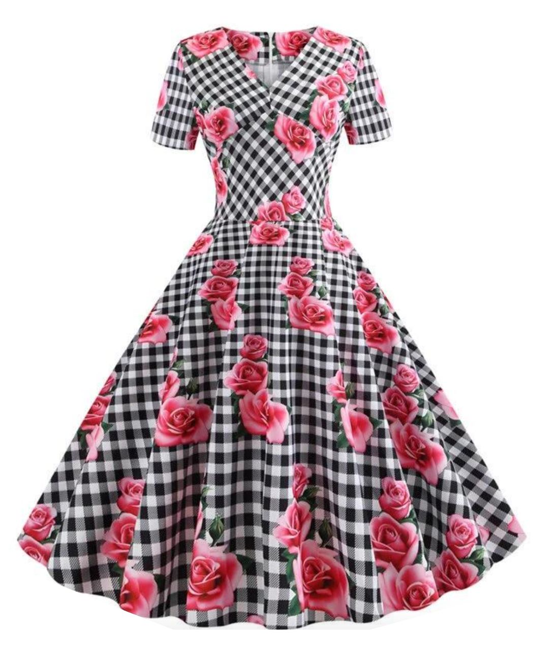 Robe Années 50 Guinguette - Madame Vintage