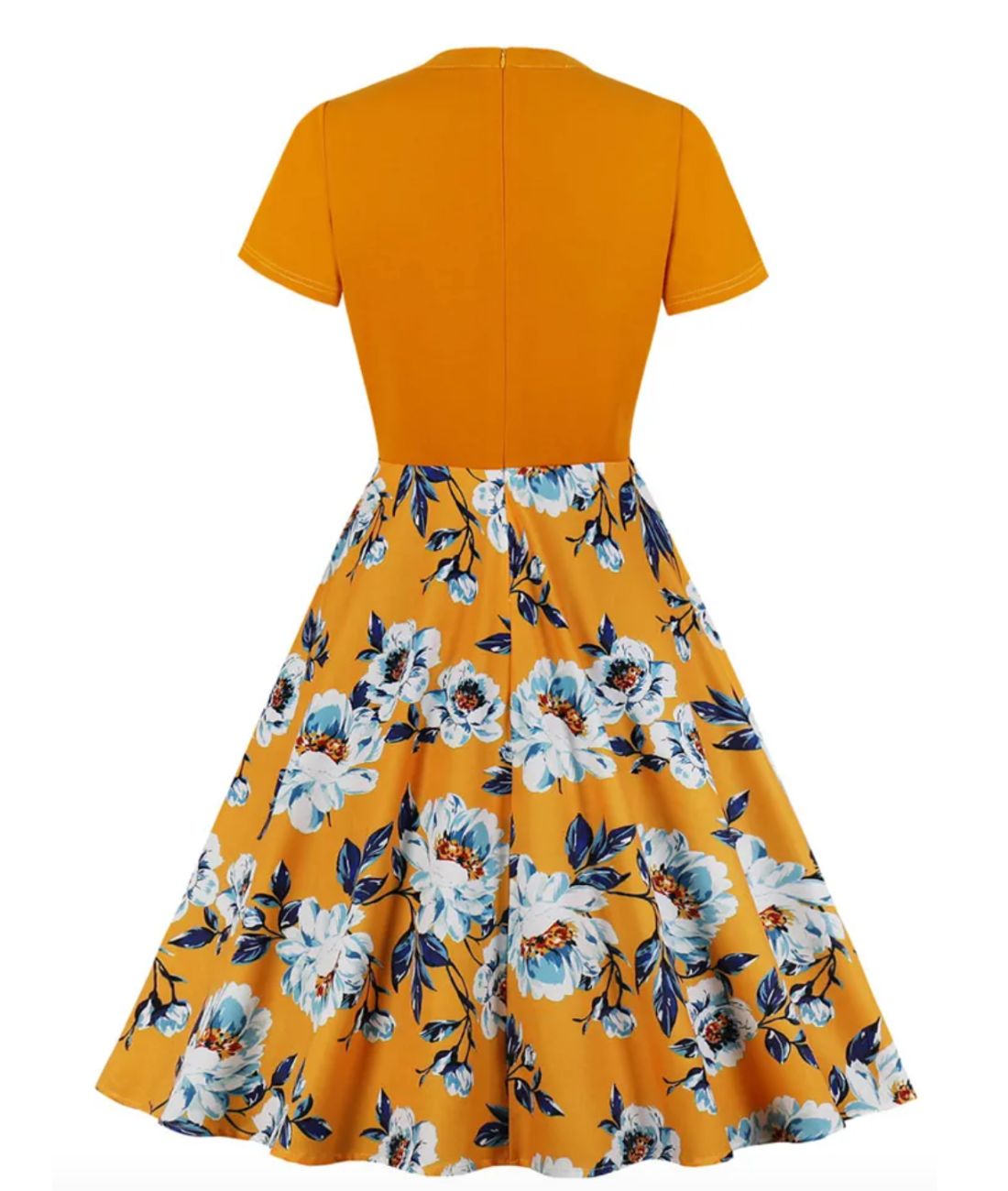 Robe D'été Pour Femme élégante Rétro Années 50 Et 60 Rockabilly - 1