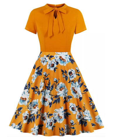Robe D'été Pin Up Années 50 Et 60 - Madame Vintage