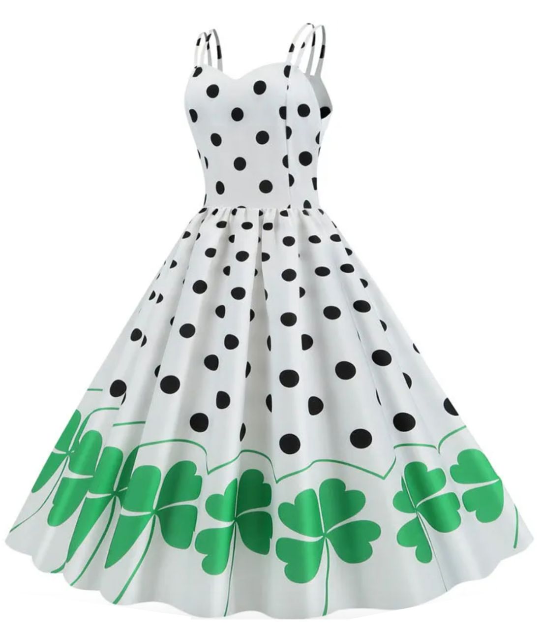 Robe D'été Des Années 50 - Madame-Vintage