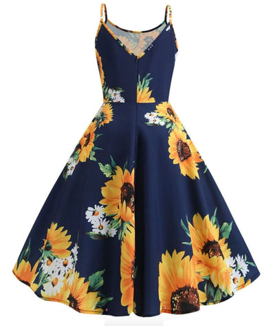 Robe Dos Nu Année 50 - Madame Vintage