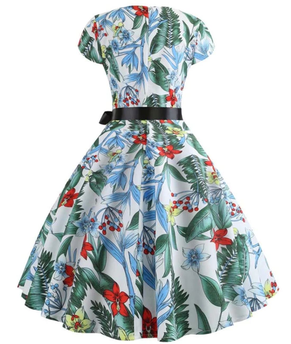 Robe Évasée Année 50 - Madame-Vintage