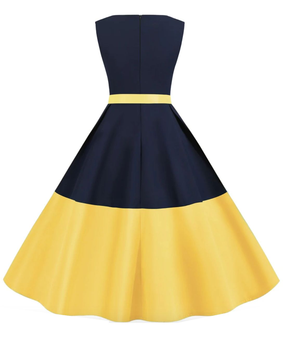 Robe Évasée Coupe Années 60 - Madame Vintage