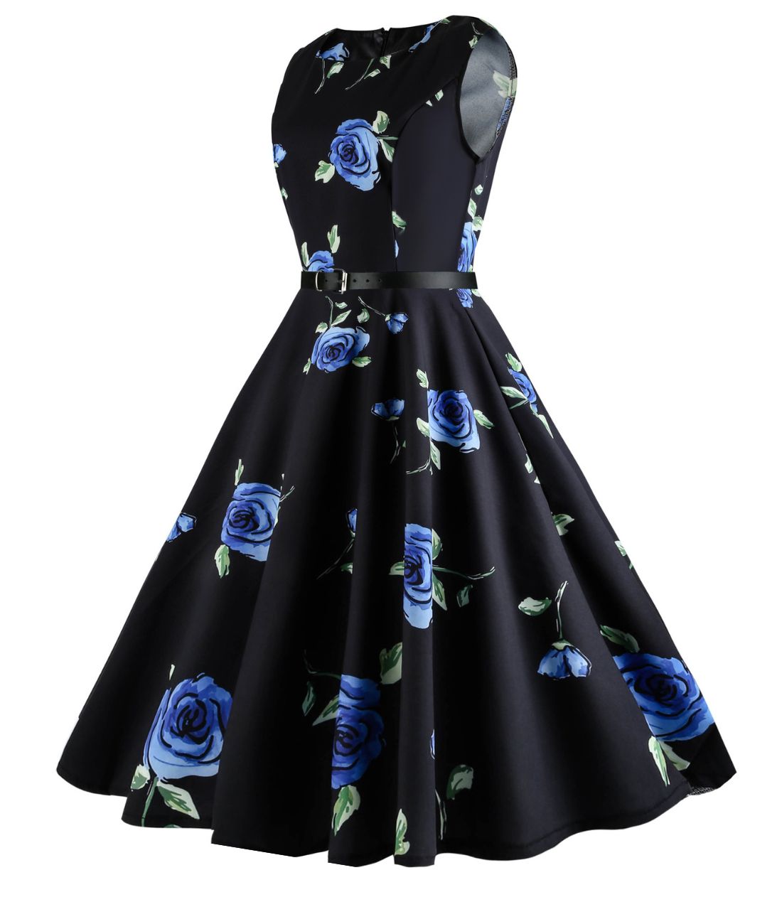 Robe Femme Légèrement Évasée Style Année 60 - Madame Vintage