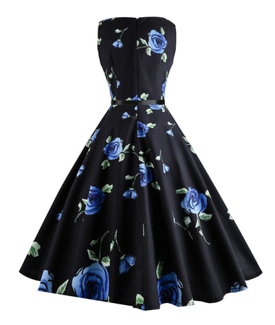 Robe Femme Légèrement Évasée Style Année 60 - Madame Vintage