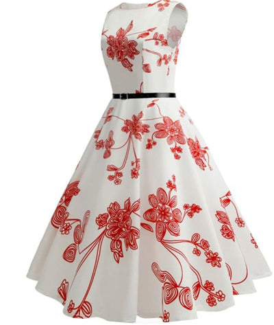 Robe Fleurs Année 60 - Madame Vintage